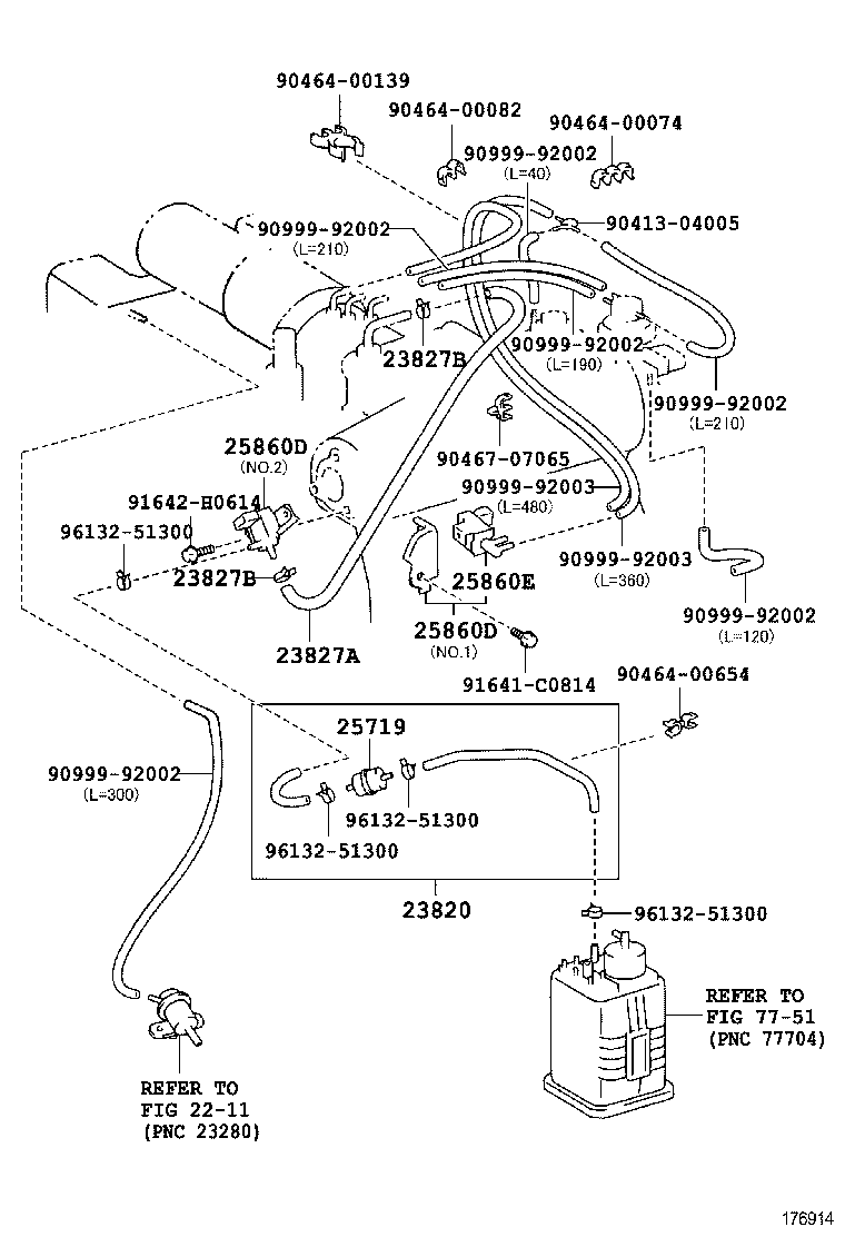  HILUX SURF |  VACUUM PIPING