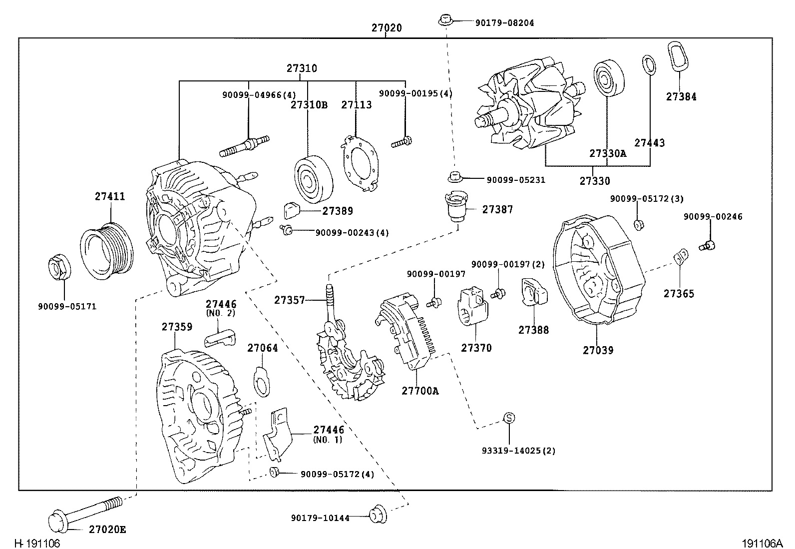  CROWN CROWN MAJESTA |  ALTERNATOR