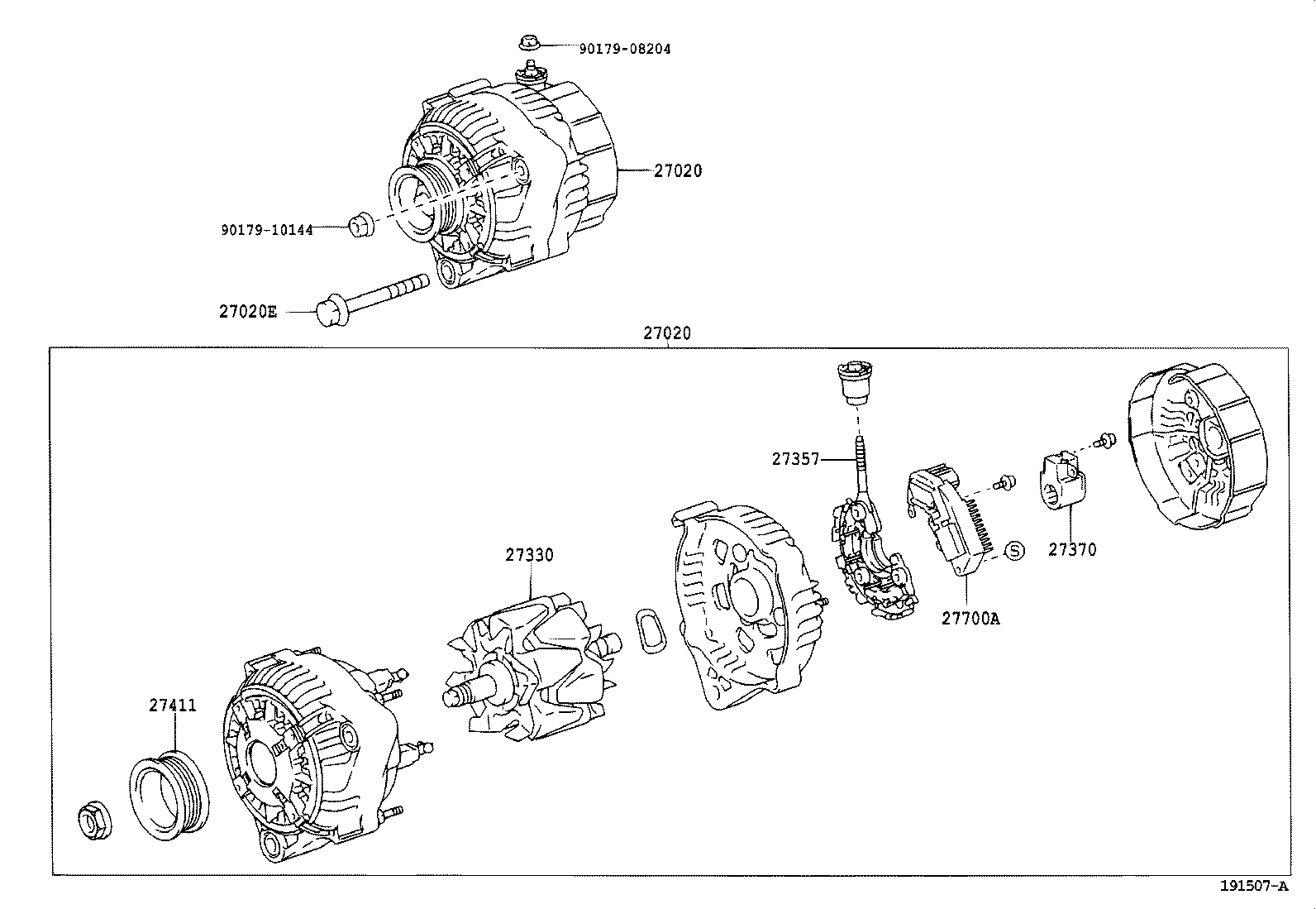  CROWN CROWN MAJESTA |  ALTERNATOR