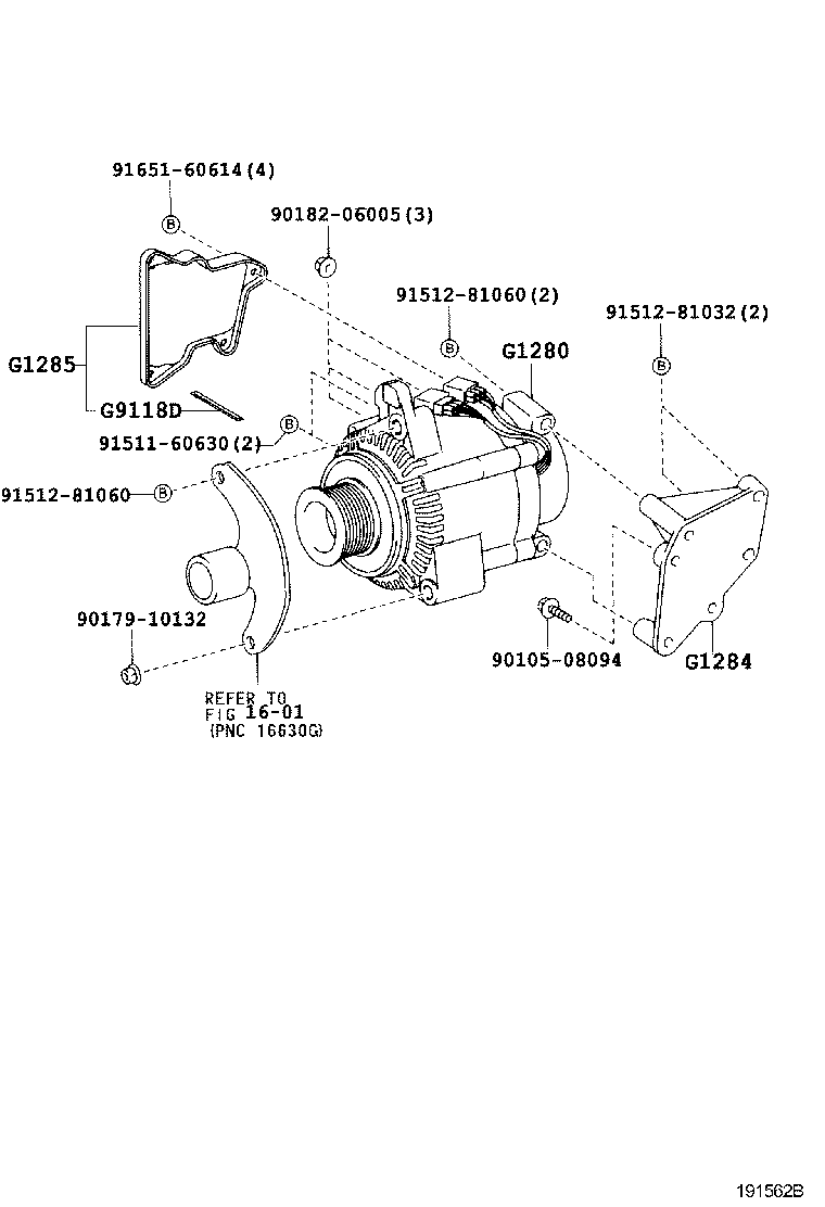  CROWN CROWN MAJESTA |  ALTERNATOR