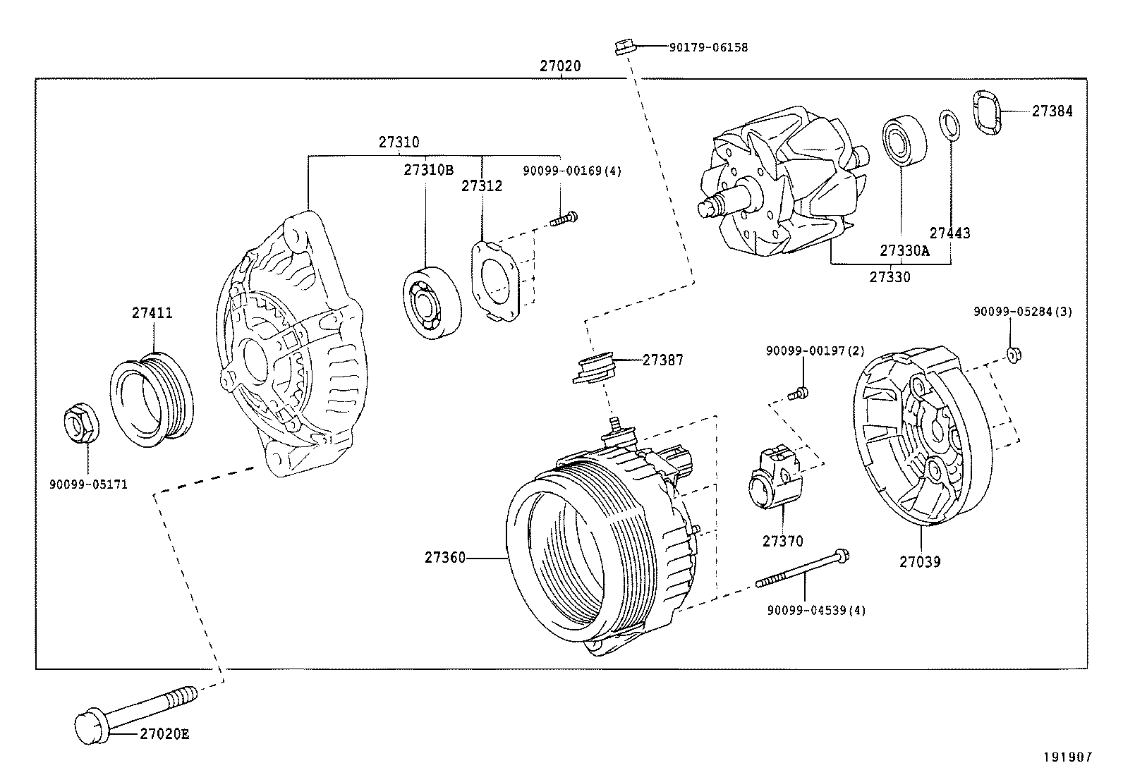  DYNA TOYOACE |  ALTERNATOR