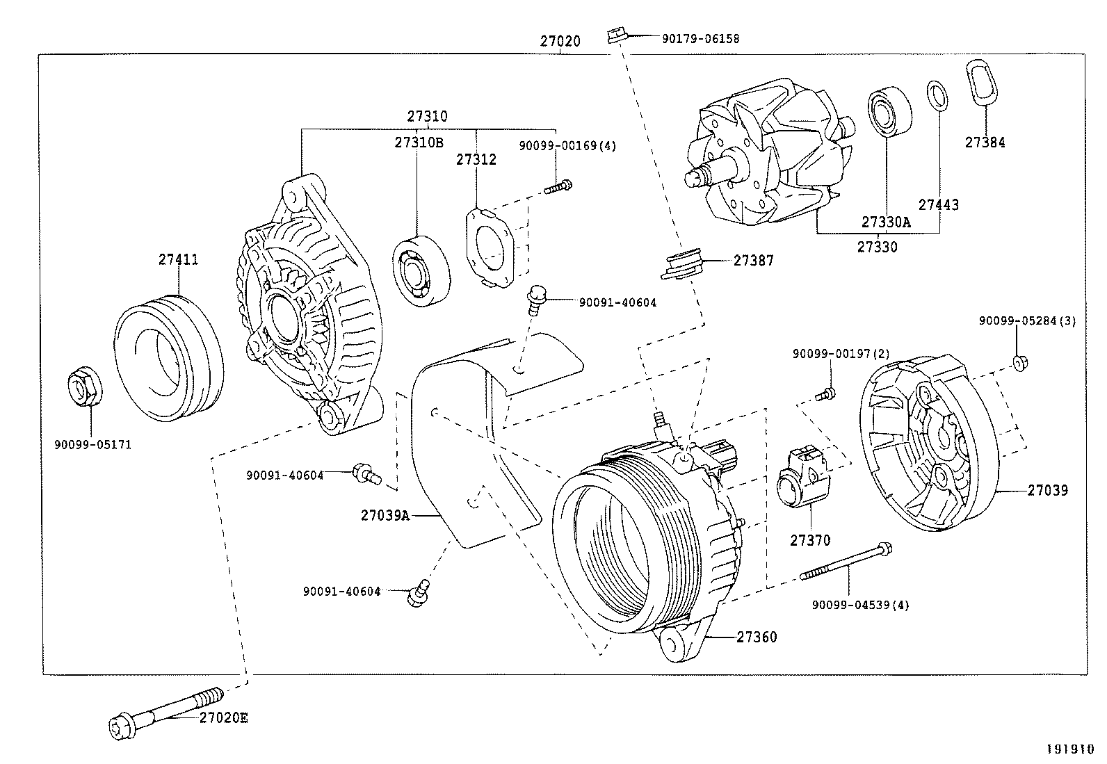  DYNA TOYOACE |  ALTERNATOR