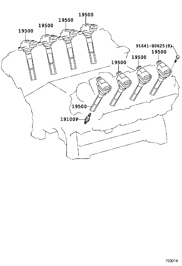  CROWN MAJESTA |  IGNITION COIL SPARK PLUG