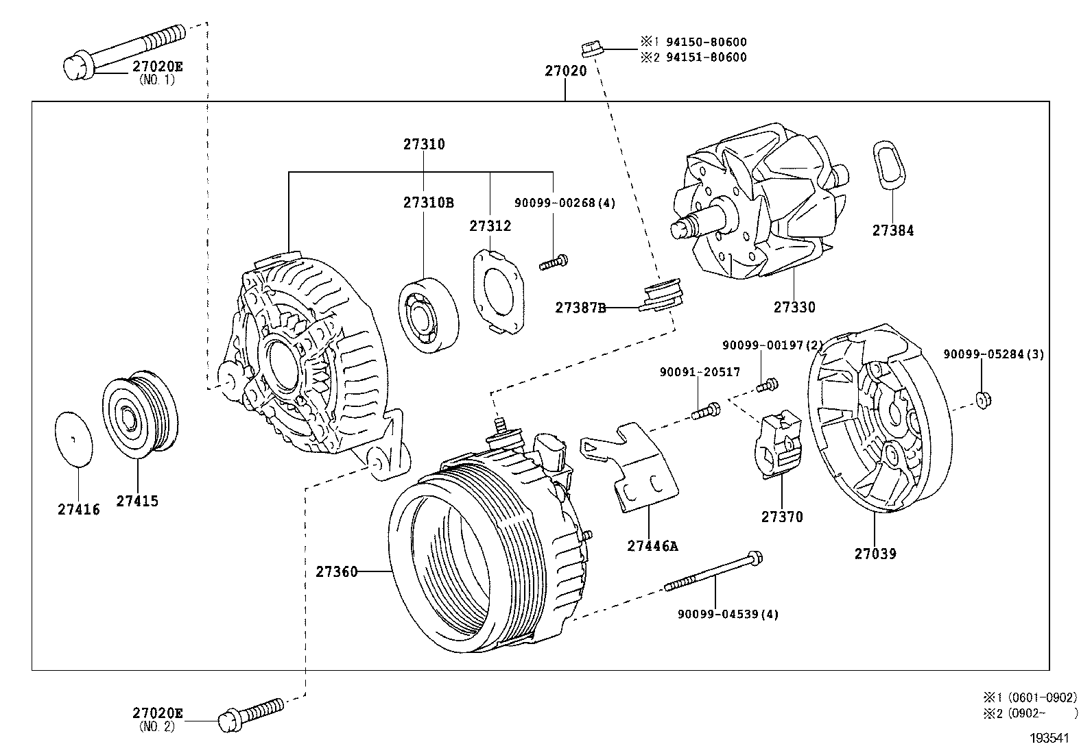  CAMRY |  ALTERNATOR