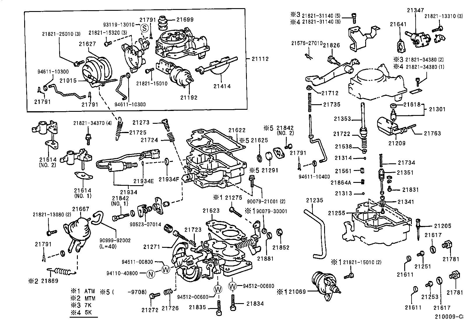  LITE TOWNACE NOAH V |  CARBURETOR
