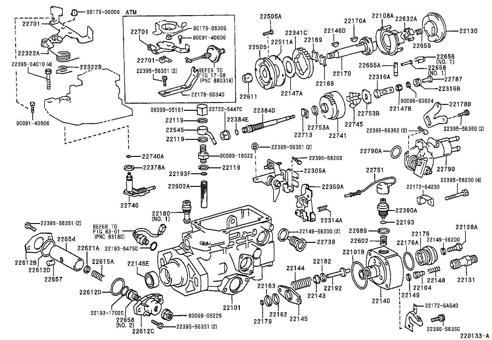  LITE TOWNACE NOAH V |  INJECTION PUMP BODY
