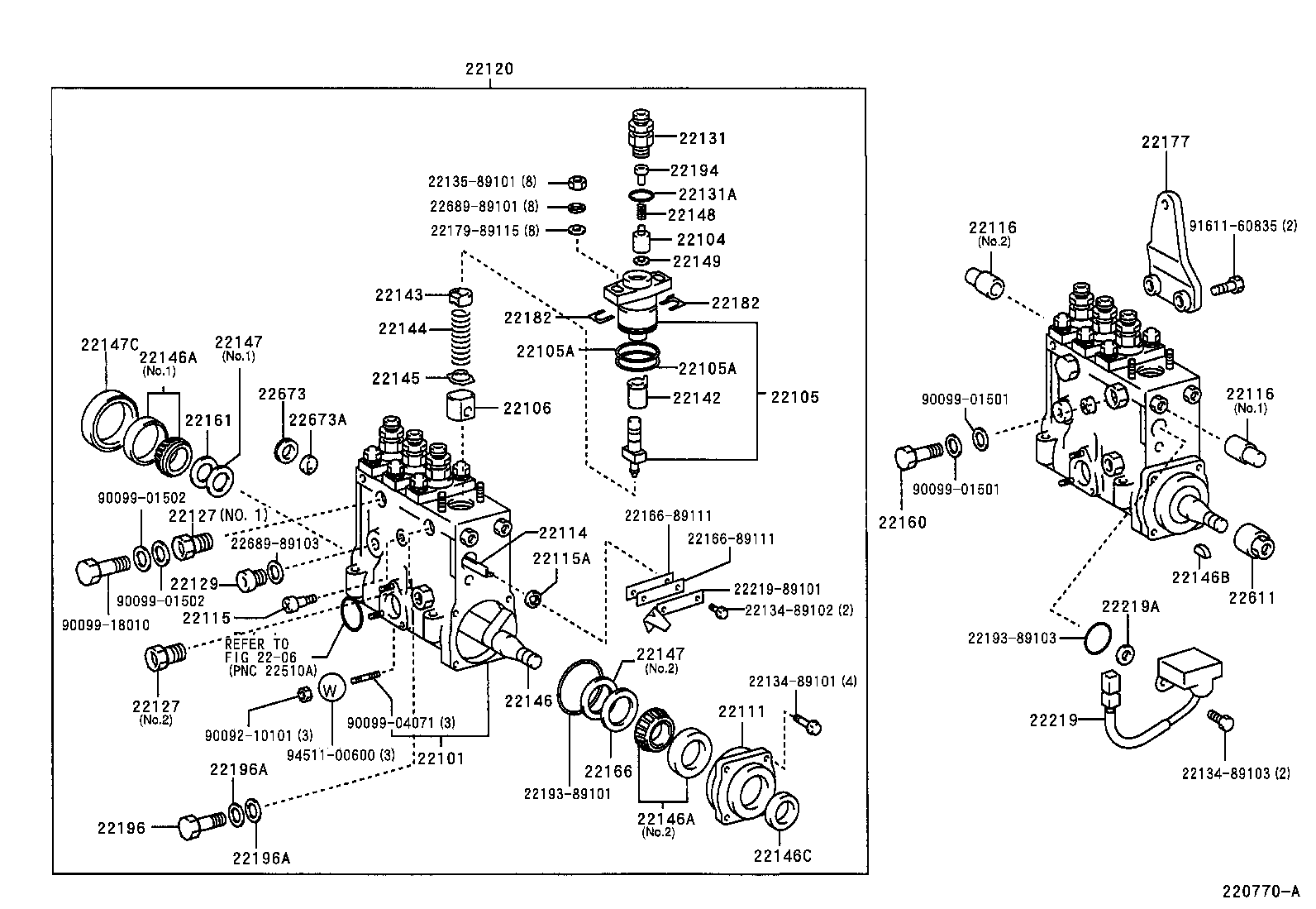  DYNA TOYOACE |  INJECTION PUMP BODY