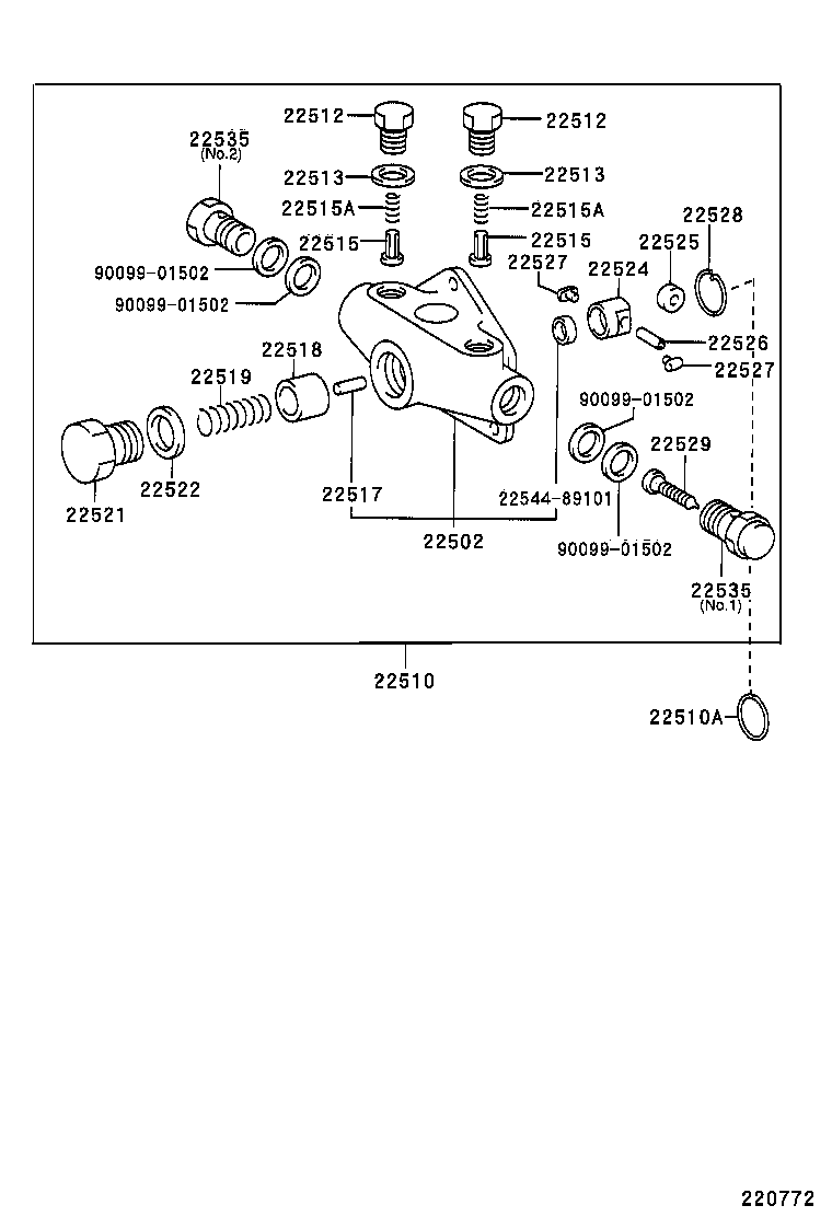  DYNA TOYOACE |  FUEL FEED PUMP