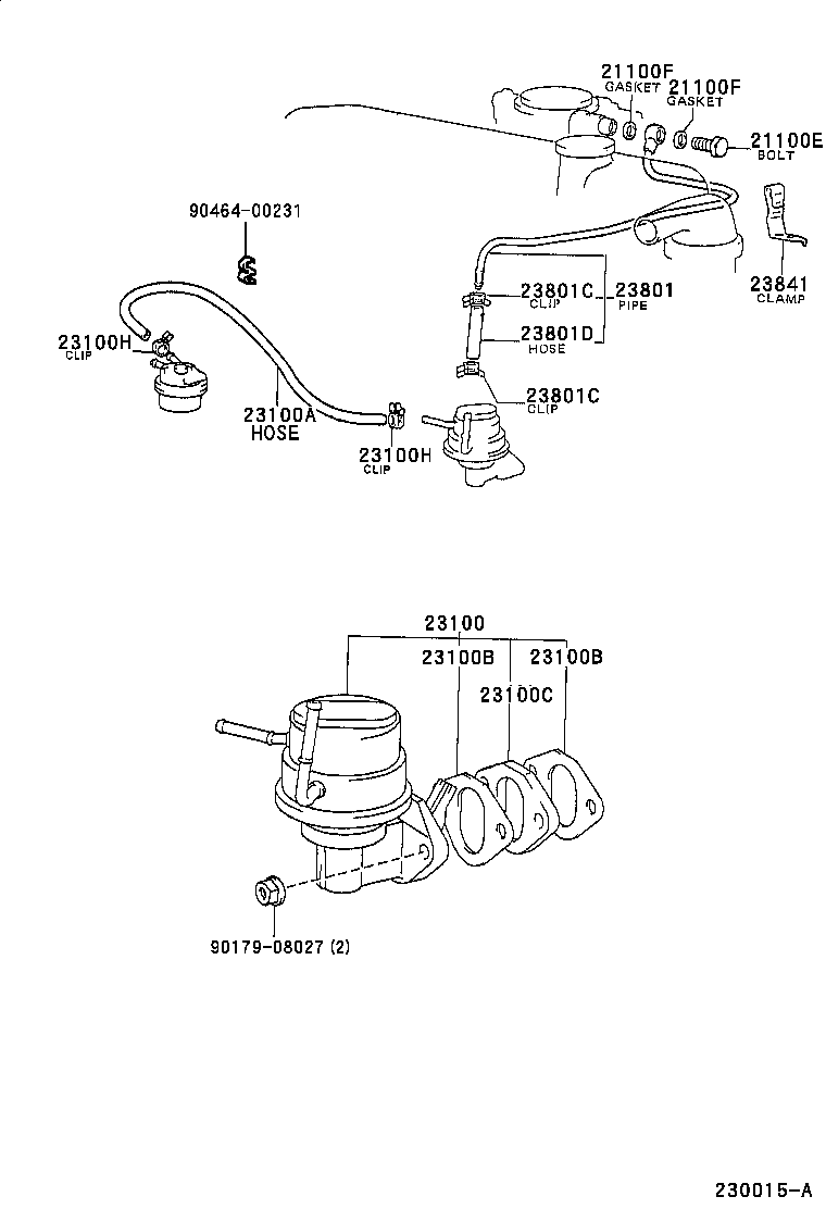  LITE TOWNACE NOAH V |  FUEL PUMP PIPE