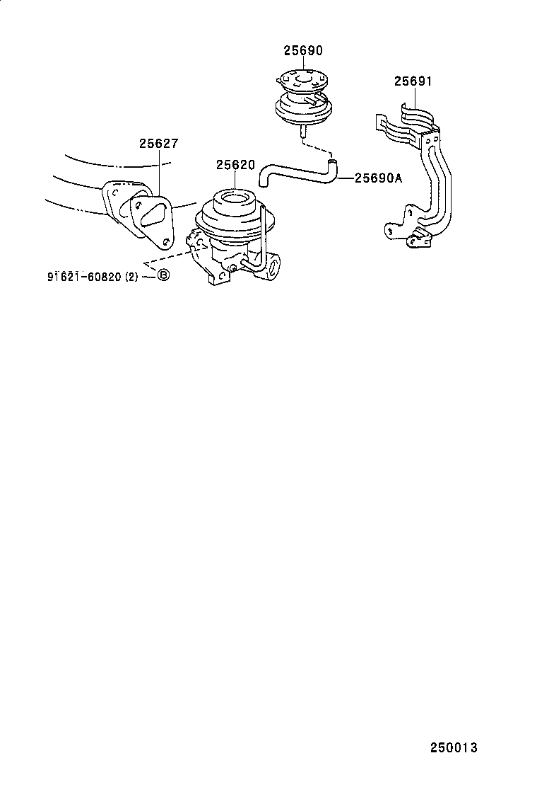  LITE TOWNACE NOAH V |  EXHAUST GAS RECIRCULATION SYSTEM