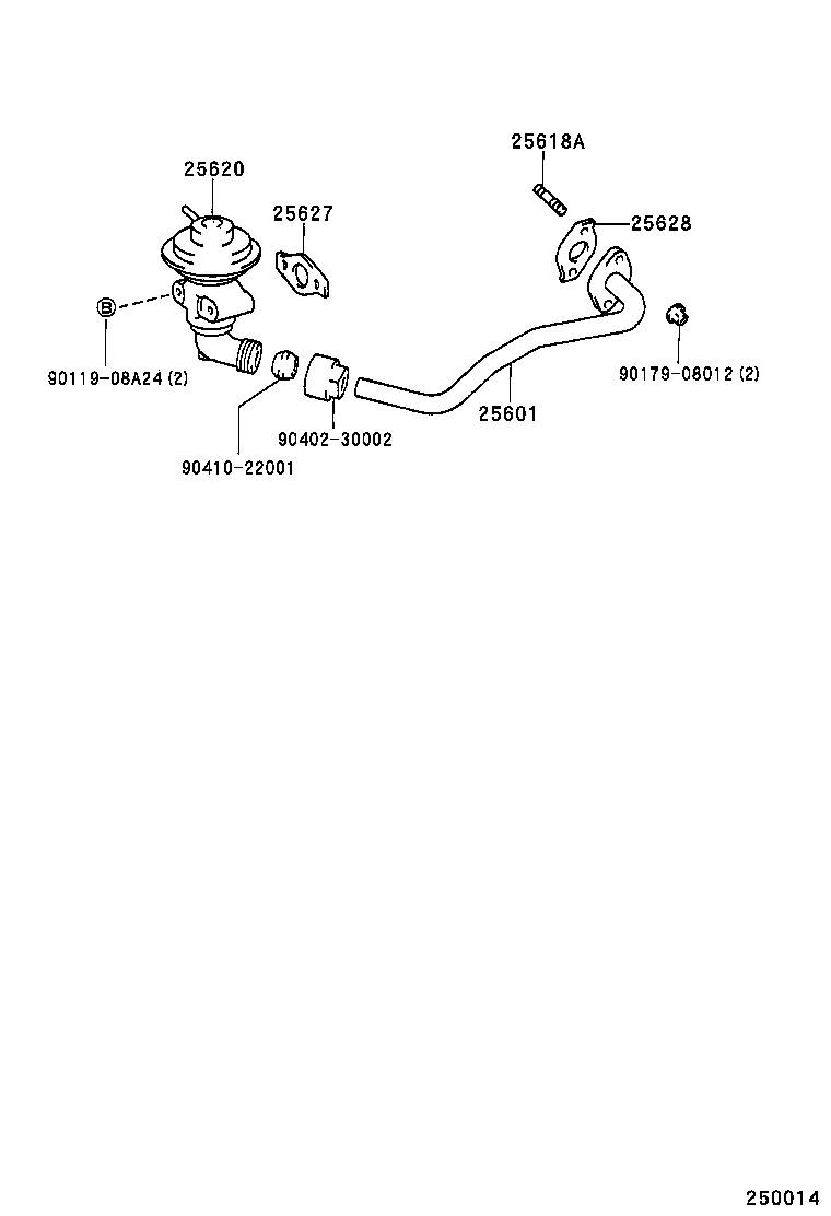  LITE TOWNACE NOAH V |  EXHAUST GAS RECIRCULATION SYSTEM