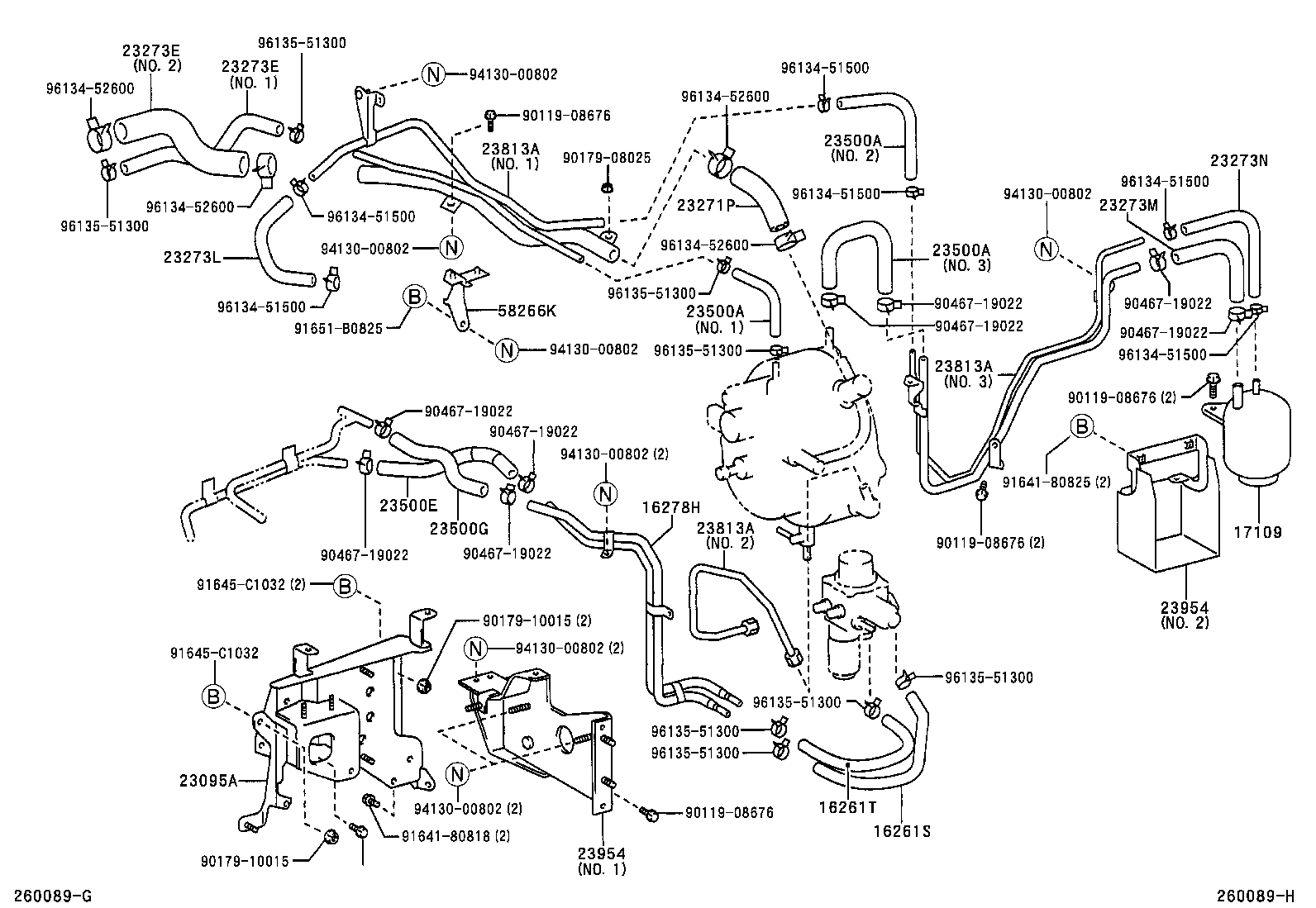  DYNA TOYOACE |  LPG CARBURETOR FUEL PIPE