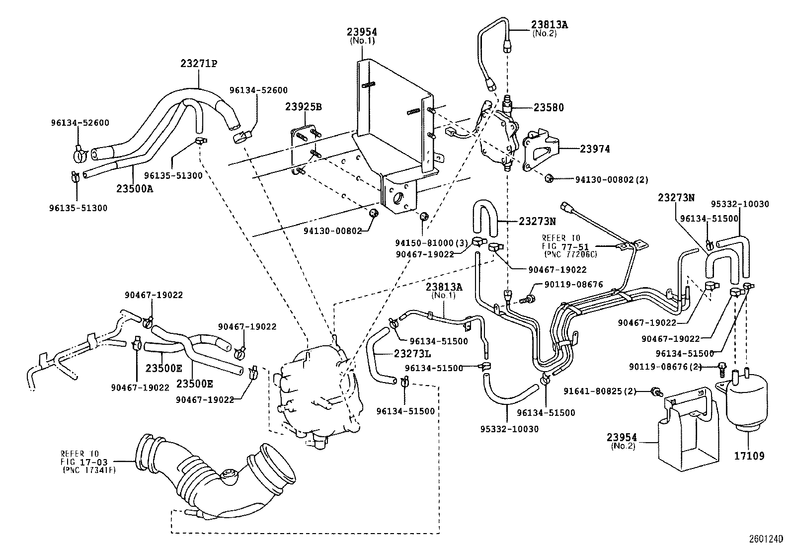  DYNA TOYOACE |  LPG CARBURETOR FUEL PIPE