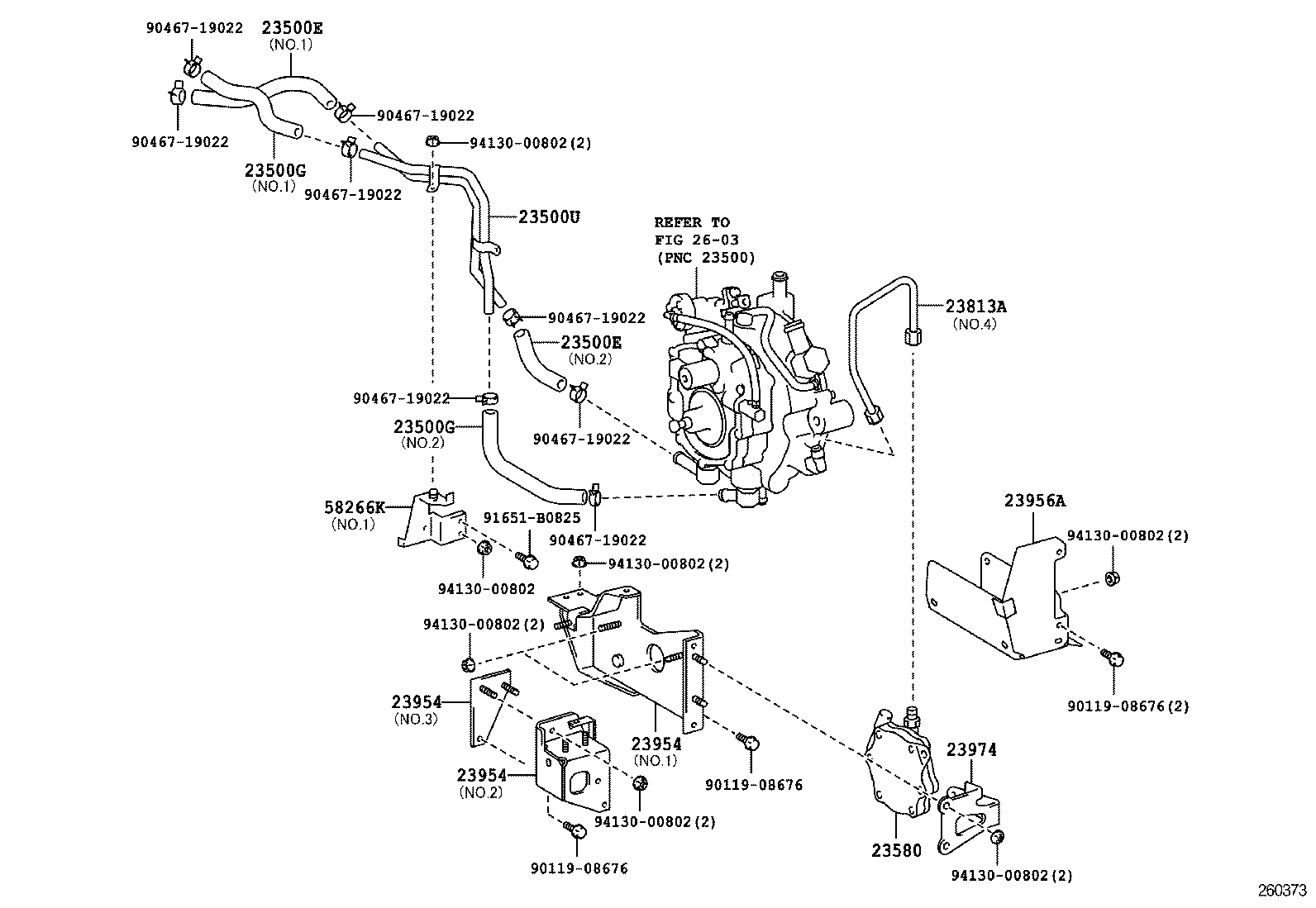  DYNA TOYOACE |  LPG CARBURETOR FUEL PIPE