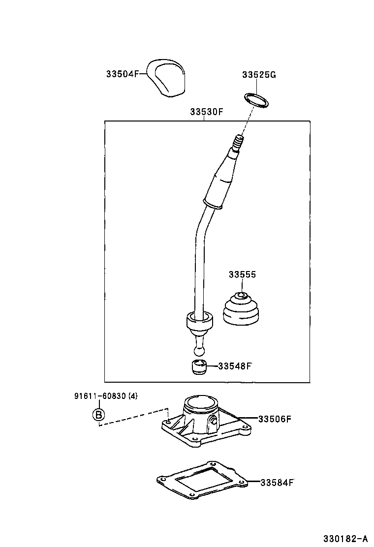 LITE TOWNACE NOAH V |  SHIFT LEVER RETAINER