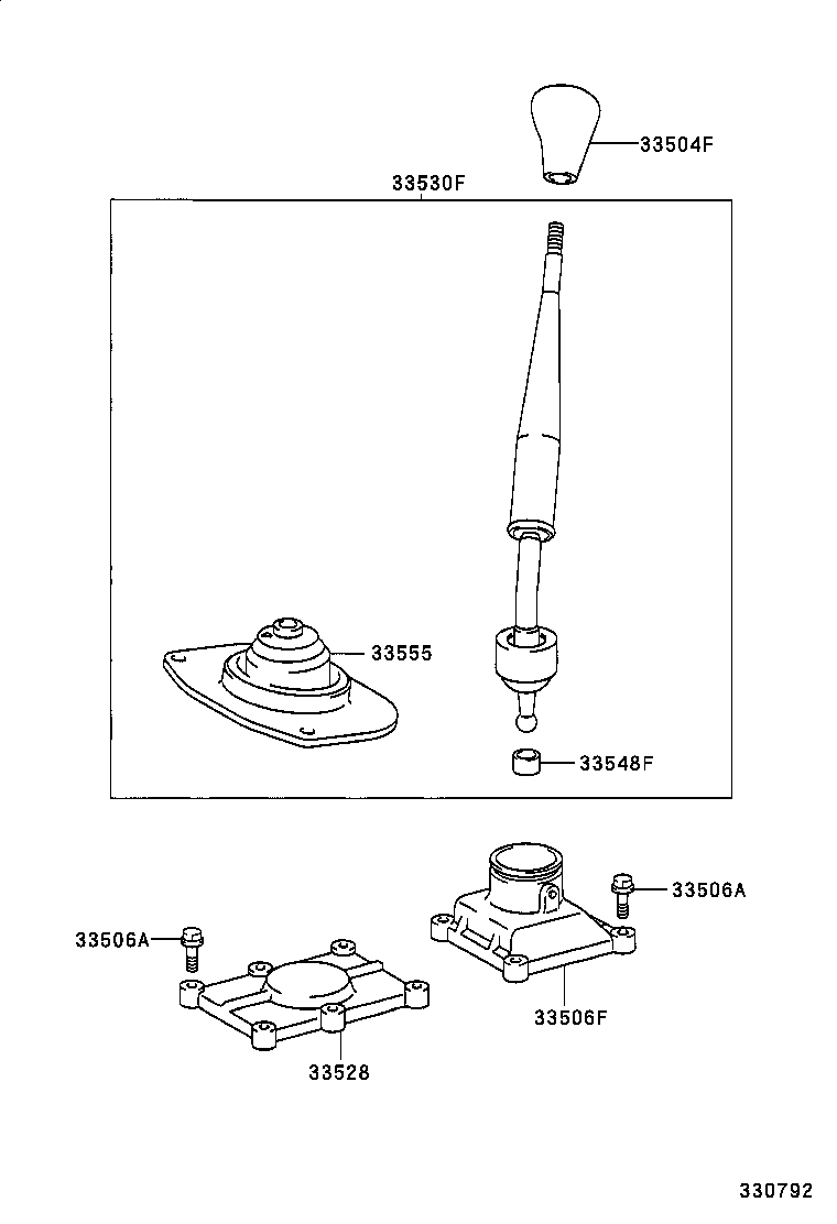  LAND CRUISER 100 |  SHIFT LEVER RETAINER