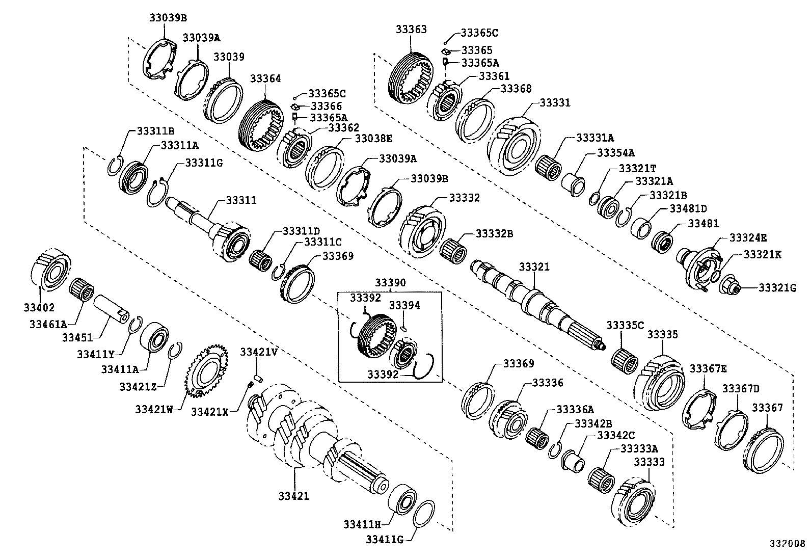  DYNA TOYOACE |  TRANSMISSION GEAR MTM