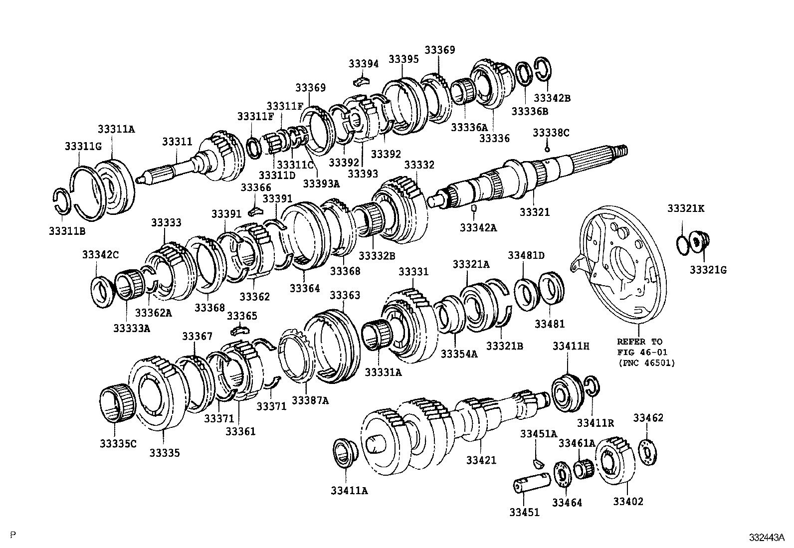  DYNA TOYOACE |  TRANSMISSION GEAR MTM
