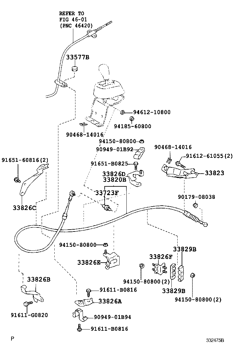  DYNA TOYOACE |  SHIFT LEVER RETAINER