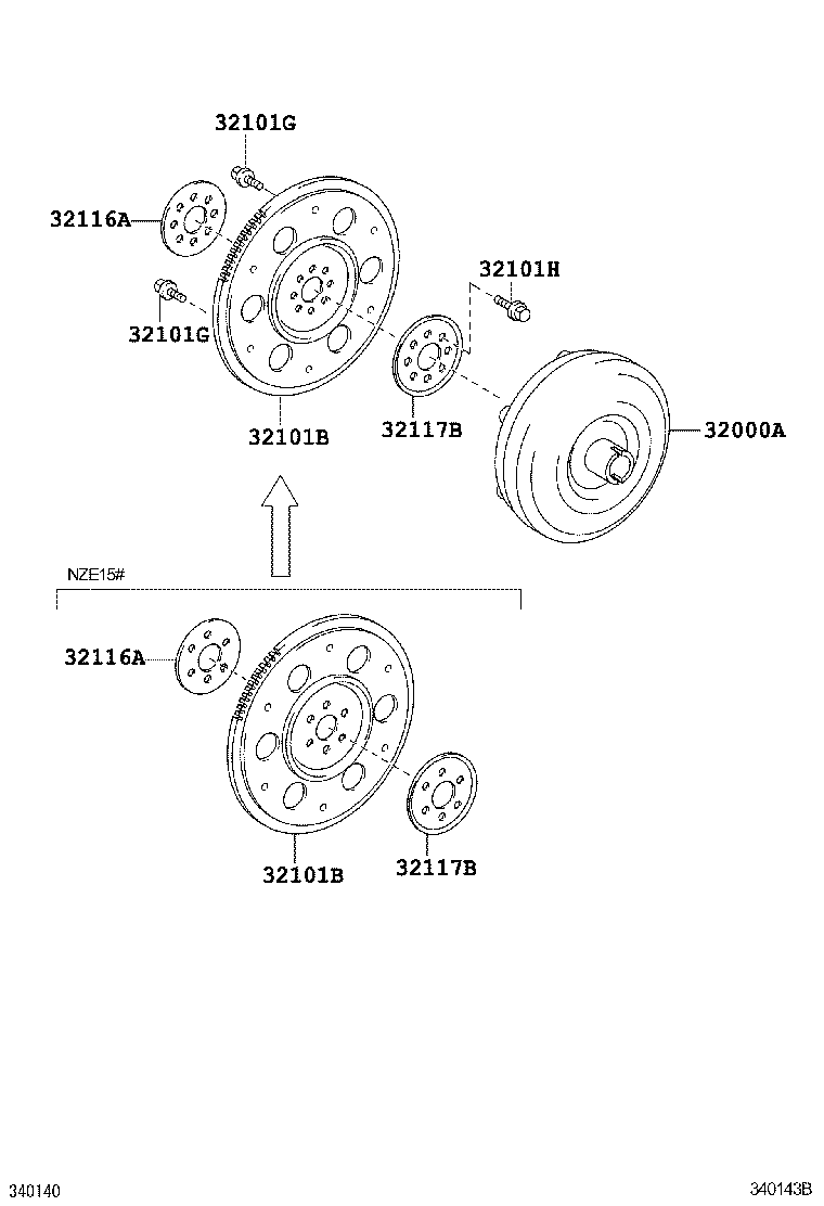 AURIS | TORQUE CONVERTER FRONT OIL PUMP CVT