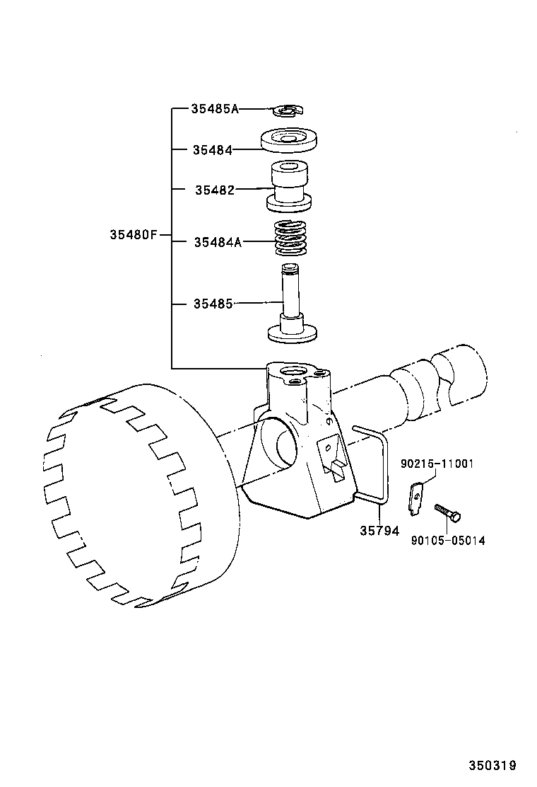  LITE TOWNACE NOAH V |  REAR OIL PUMP GOVERNOR ATM