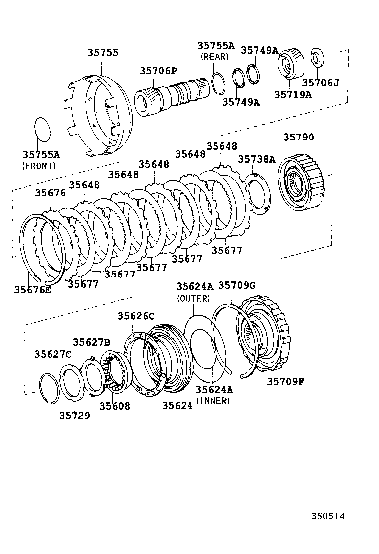  CENTURY |  CENTER SUPPORT PLANETARY SUN GEAR ATM