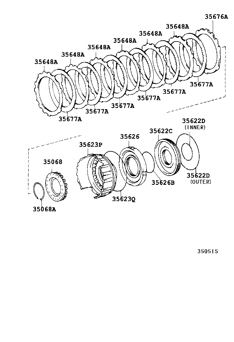  CENTURY |  BRAKE NO 3 1ST REVERSE BRAKE ATM