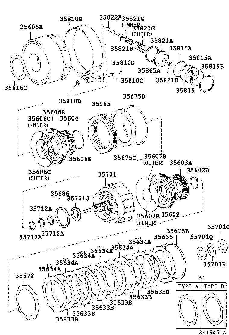  CENTURY |  BRAKE BAND MULTIPLE DISC CLUTCH ATM