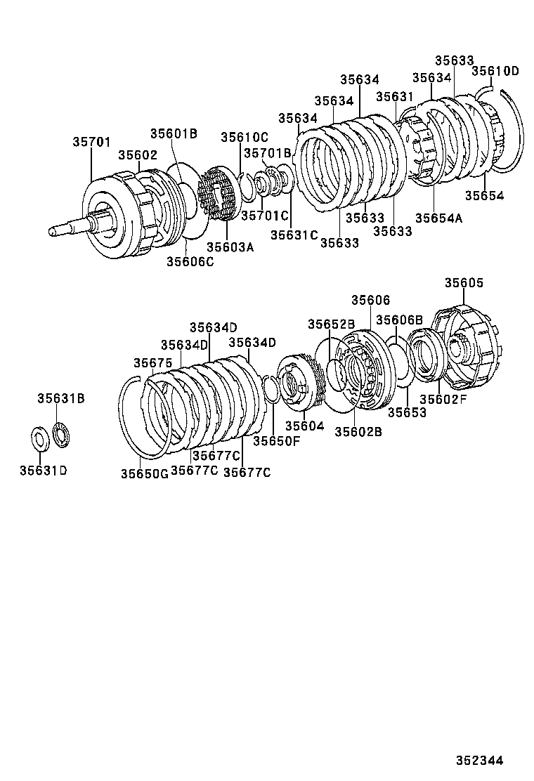  CROWN CROWN MAJESTA |  BRAKE BAND MULTIPLE DISC CLUTCH ATM