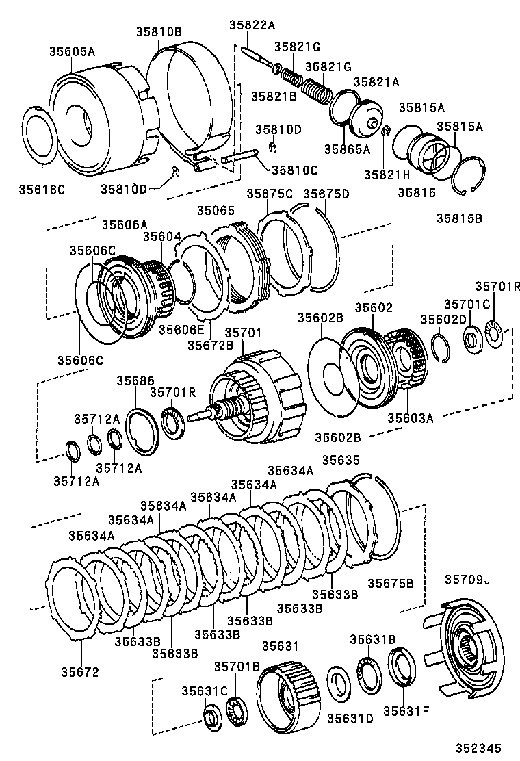  CROWN CROWN MAJESTA |  BRAKE BAND MULTIPLE DISC CLUTCH ATM
