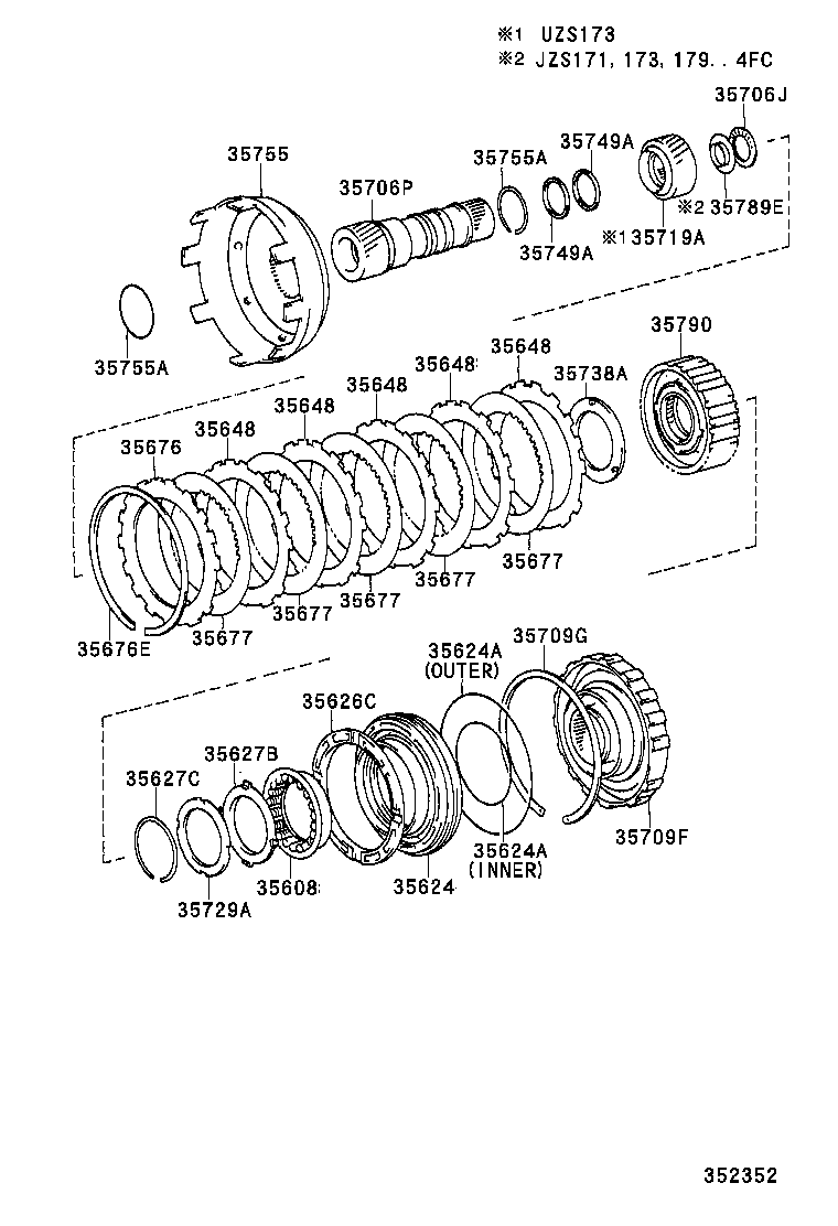 CROWN CROWN MAJESTA | CENTER SUPPORT PLANETARY SUN GEAR ATM