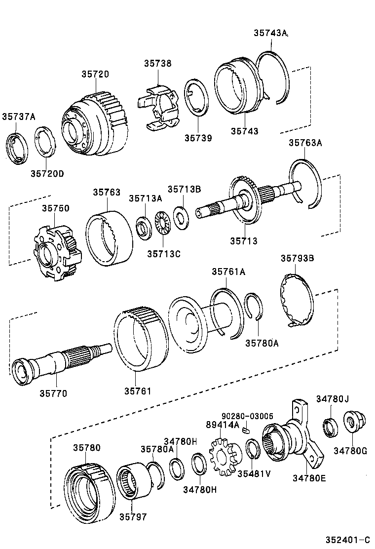  CROWN CROWN MAJESTA |  PLANETARY GEAR REVERSE PISTON COUNTER GEAR ATM
