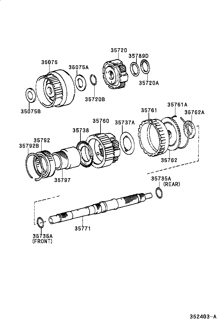  CROWN CROWN MAJESTA |  PLANETARY GEAR REVERSE PISTON COUNTER GEAR ATM