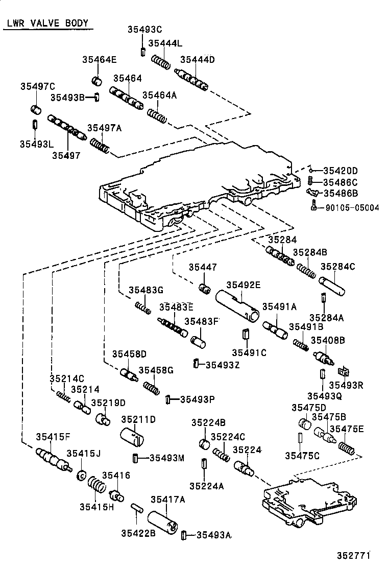  CELSIOR |  VALVE BODY OIL STRAINER ATM