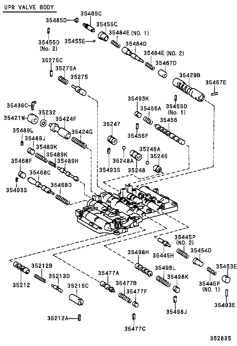  CELSIOR |  VALVE BODY OIL STRAINER ATM