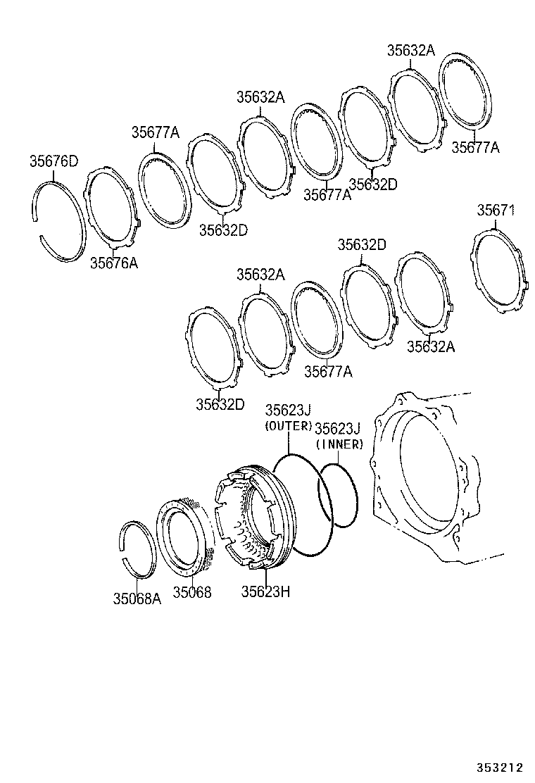  QUICK DELI URBAN SUP |  BRAKE NO 3 1ST REVERSE BRAKE ATM