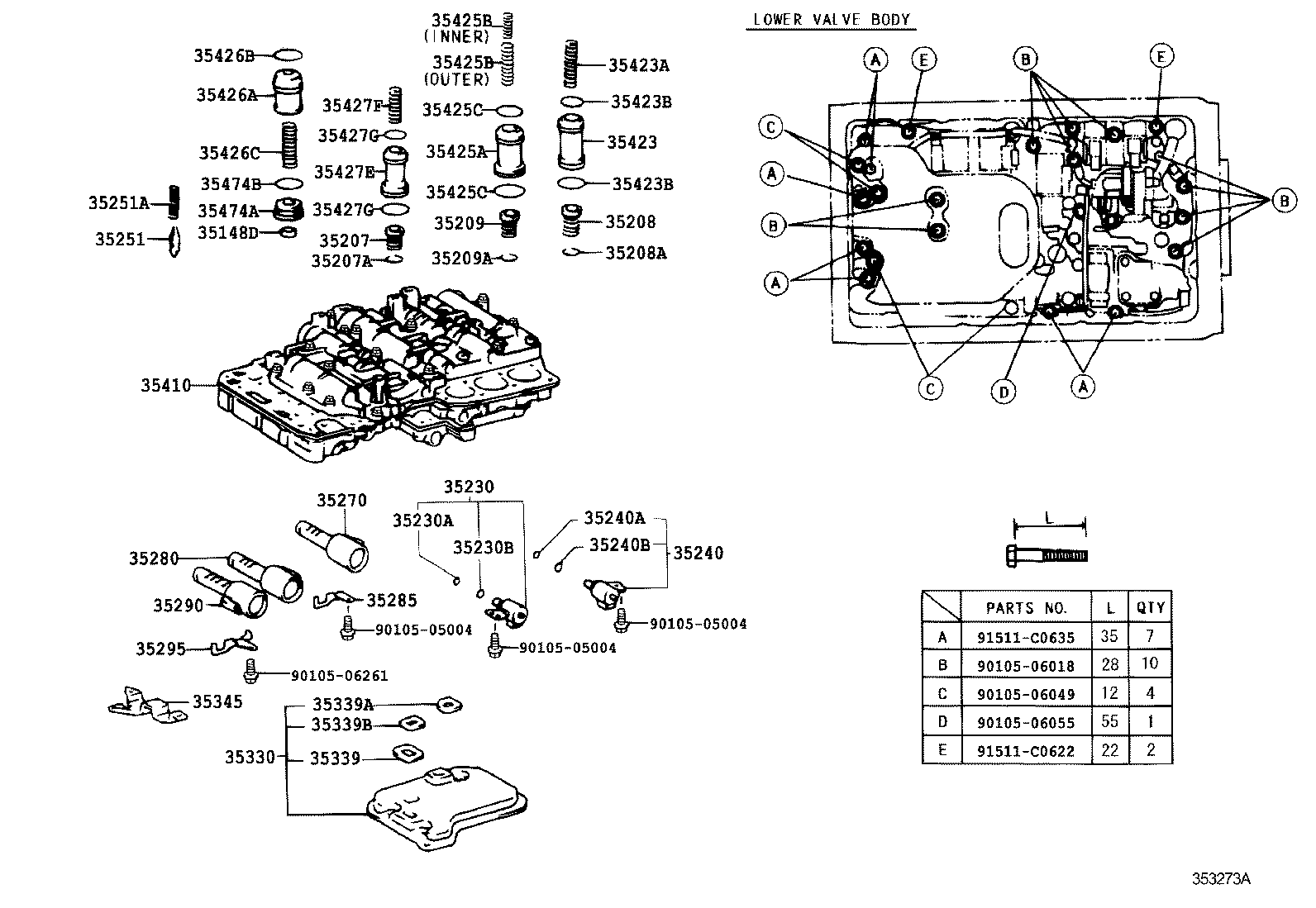  BREVIS |  VALVE BODY OIL STRAINER ATM