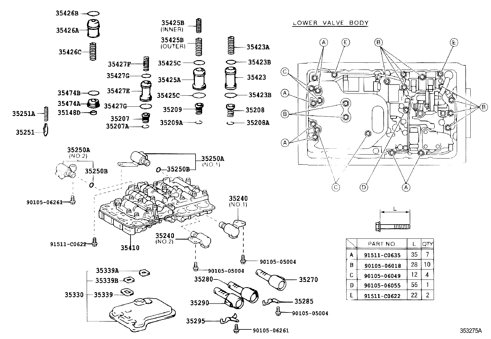 BREVIS |  VALVE BODY OIL STRAINER ATM