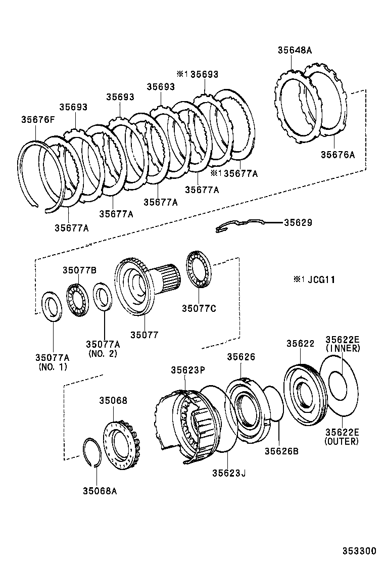  BREVIS |  BRAKE NO 3 1ST REVERSE BRAKE ATM