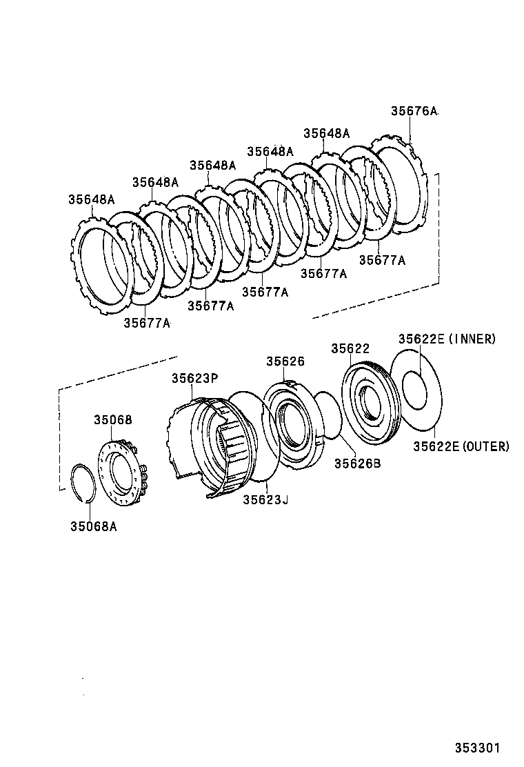  BREVIS |  BRAKE NO 3 1ST REVERSE BRAKE ATM