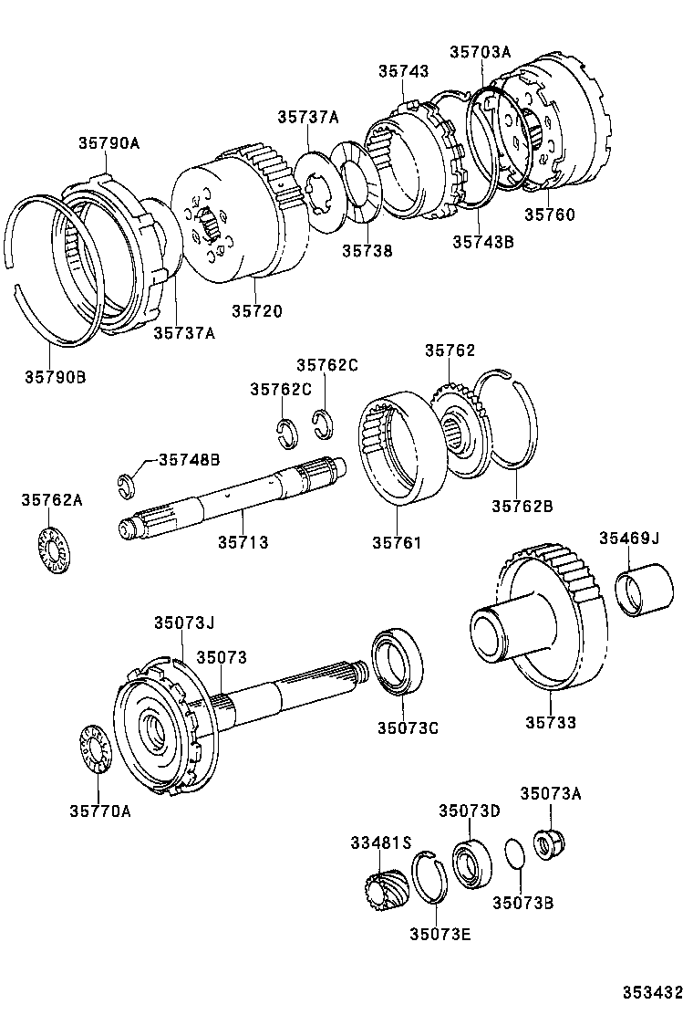  QUICK DELI URBAN SUP |  PLANETARY GEAR REVERSE PISTON COUNTER GEAR ATM