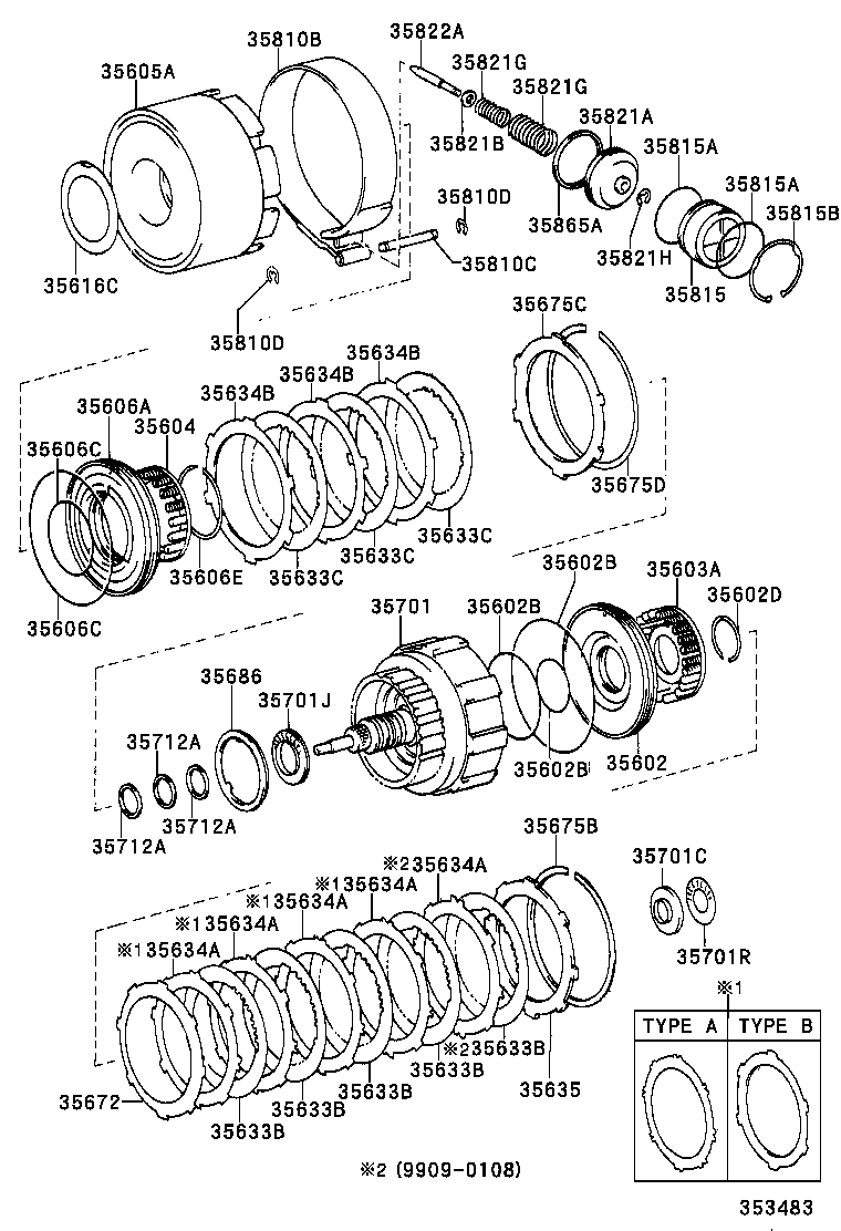 CROWN CROWN MAJESTA | BRAKE BAND MULTIPLE DISC CLUTCH ATM