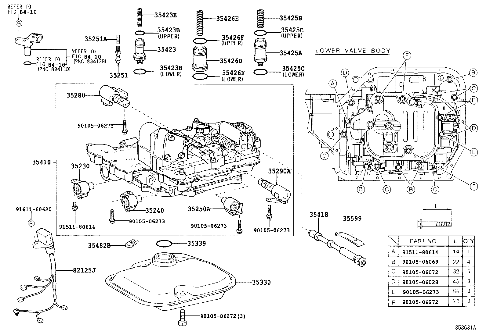 PREMIO ALLION | VALVE BODY OIL STRAINER ATM