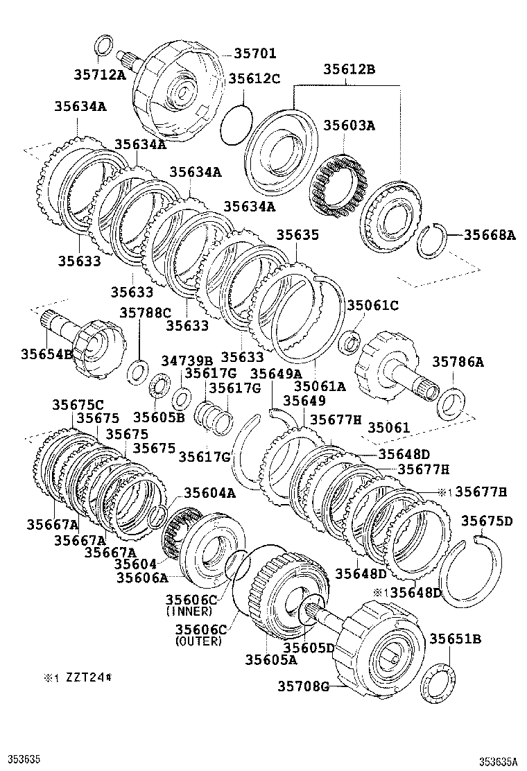 PREMIO ALLION | BRAKE BAND MULTIPLE DISC CLUTCH ATM