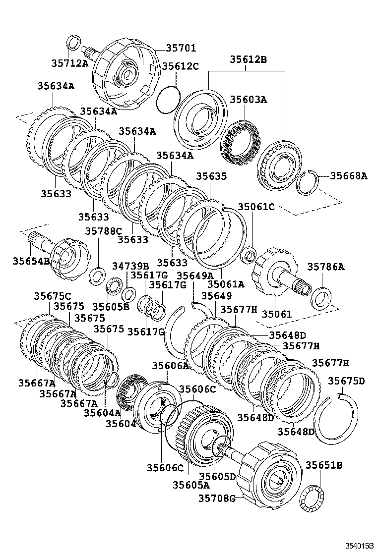  CALDINA |  BRAKE BAND MULTIPLE DISC CLUTCH ATM