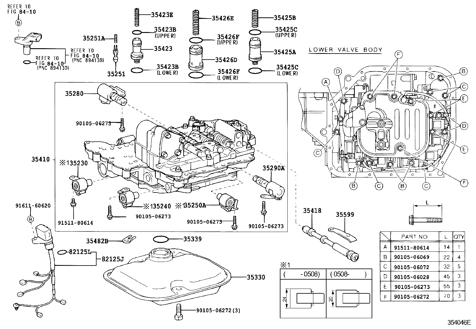  CALDINA |  VALVE BODY OIL STRAINER ATM