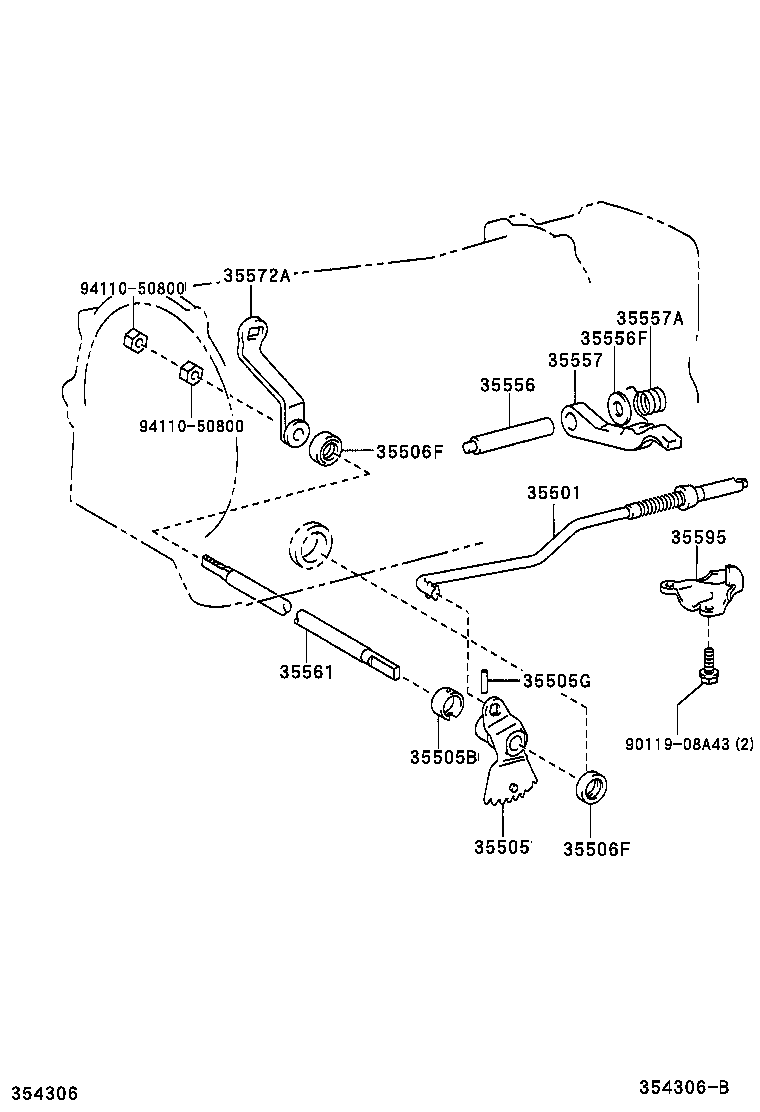  DYNA TOYOACE |  THROTTLE LINK VALVE LEVER ATM