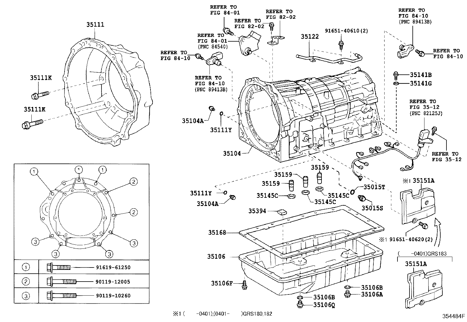 CROWN MAJESTA | TRANSMISSION CASE OIL PAN ATM