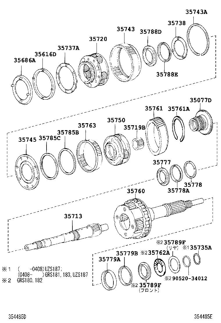  CROWN MAJESTA |  PLANETARY GEAR REVERSE PISTON COUNTER GEAR ATM