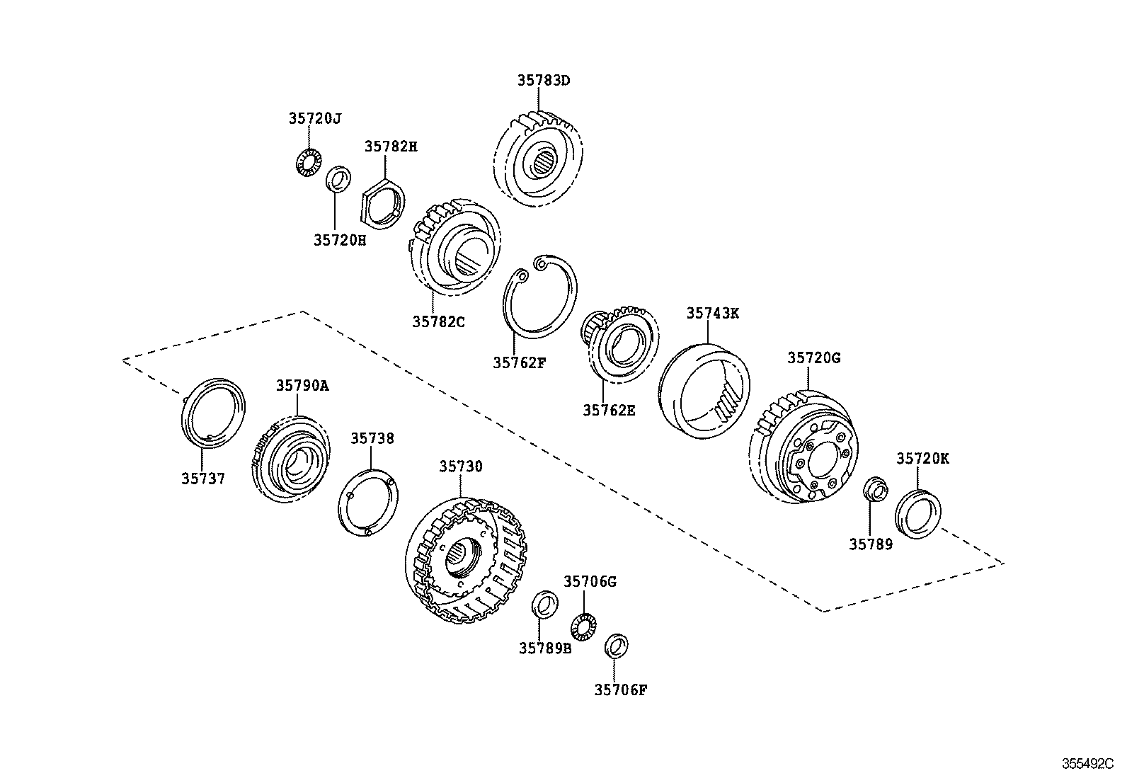  BELTA |  PLANETARY GEAR REVERSE PISTON COUNTER GEAR ATM